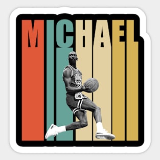 Retro Color Michael Jordan Sticker